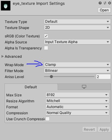 Setting Texture Wrap Mode to Clamp