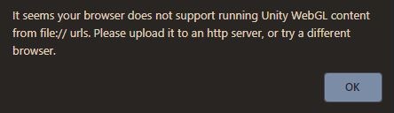 error message unity no server